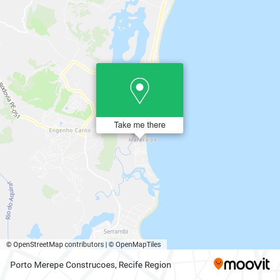 Porto Merepe Construcoes map