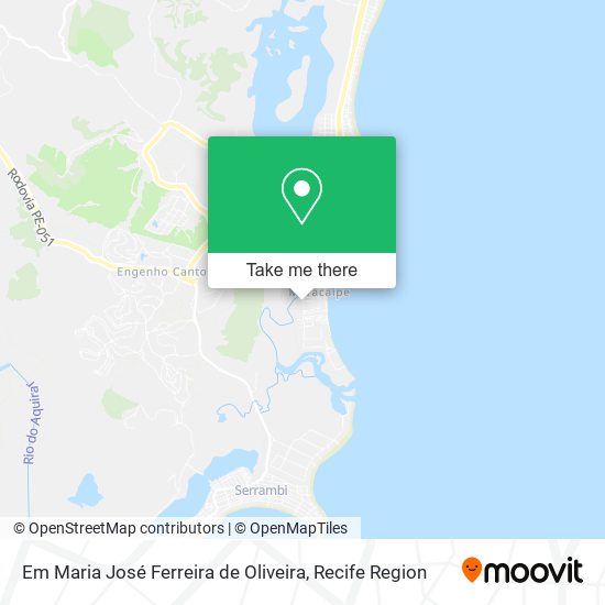 Em Maria José Ferreira de Oliveira map