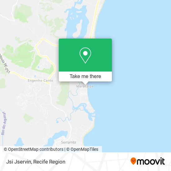 Jsi Jservin map