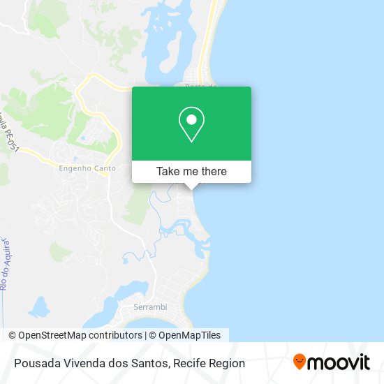 Pousada Vivenda dos Santos map