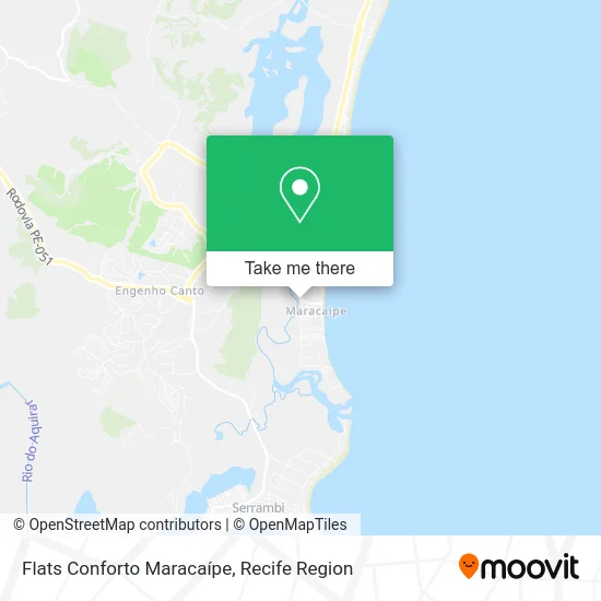 Flats Conforto Maracaípe map