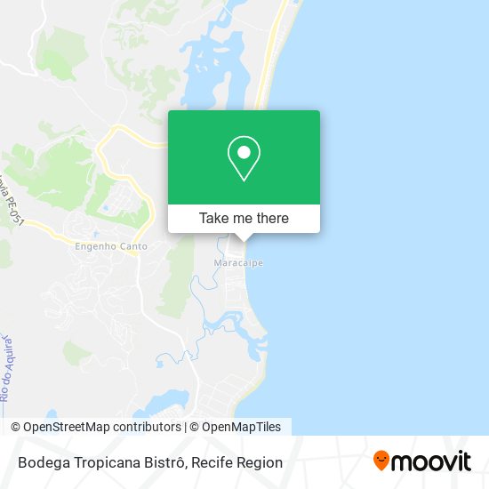 Bodega Tropicana Bistrô map