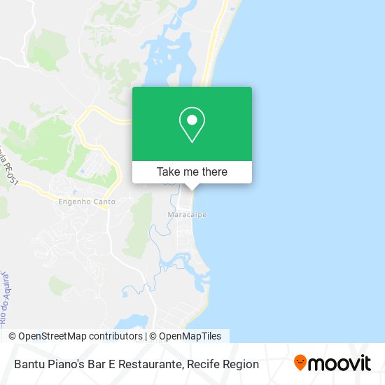 Bantu Piano's Bar E Restaurante map