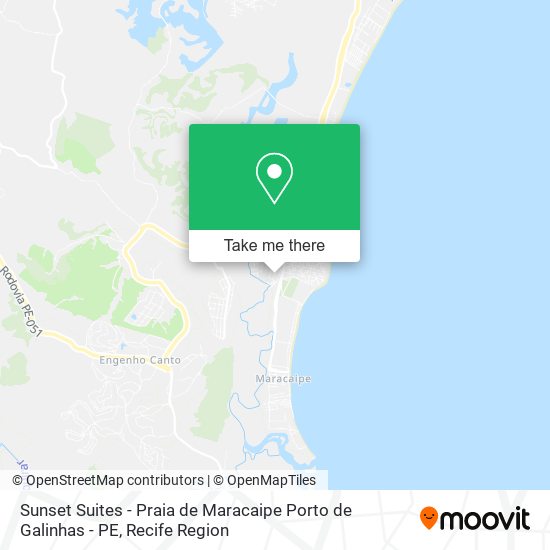 Sunset Suites - Praia de Maracaipe Porto de Galinhas - PE map