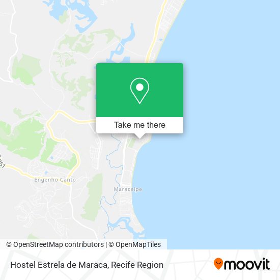 Hostel Estrela de Maraca map