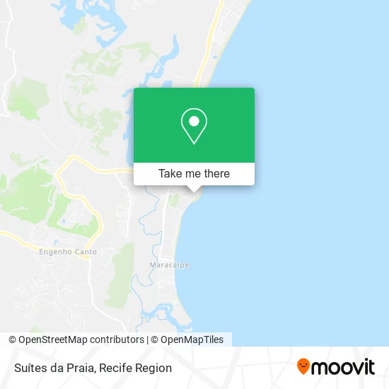 Suítes da Praia map