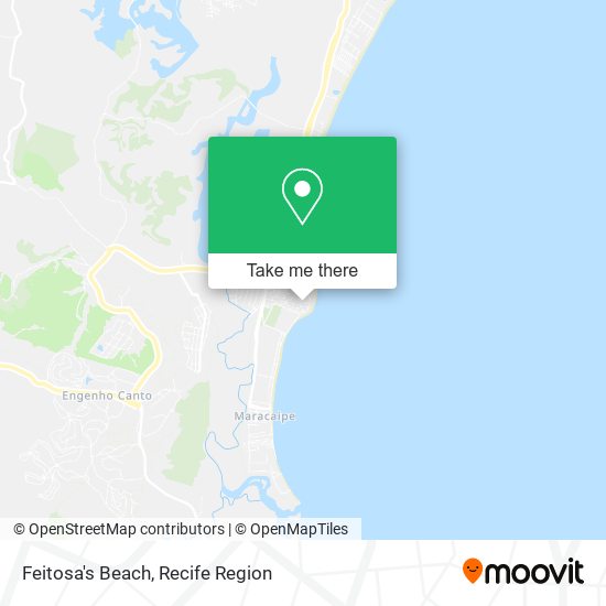 Feitosa's Beach map