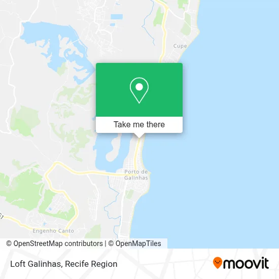 Loft Galinhas map