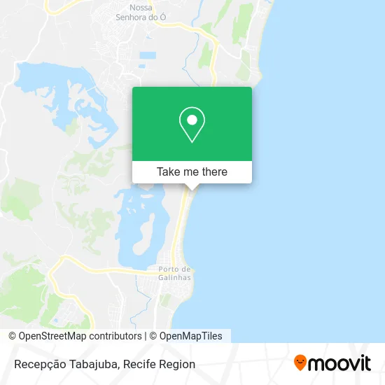 Recepção Tabajuba map