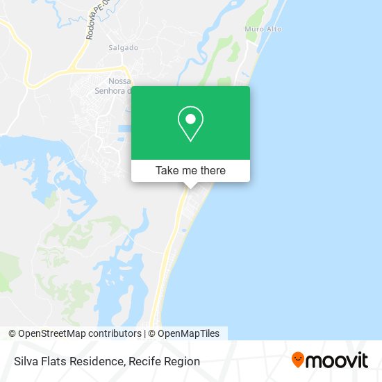 Silva Flats Residence map