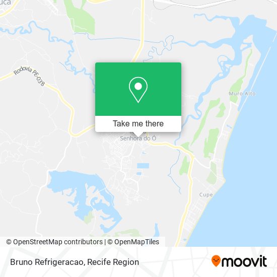 Bruno Refrigeracao map