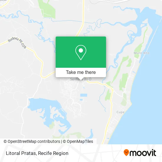 Litoral Pratas map