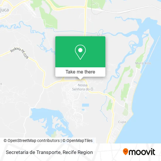 Secretaria de Transporte map