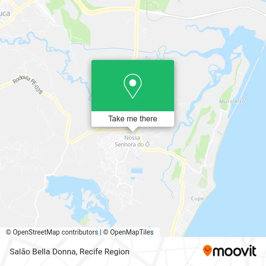 Salão Bella Donna map