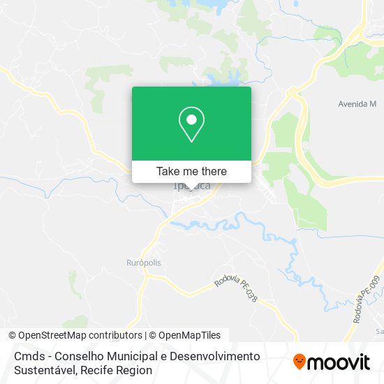 Cmds - Conselho Municipal e Desenvolvimento Sustentável map