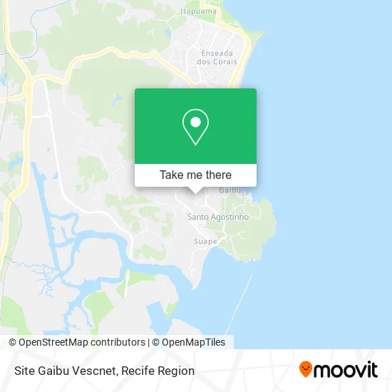 Site Gaibu Vescnet map