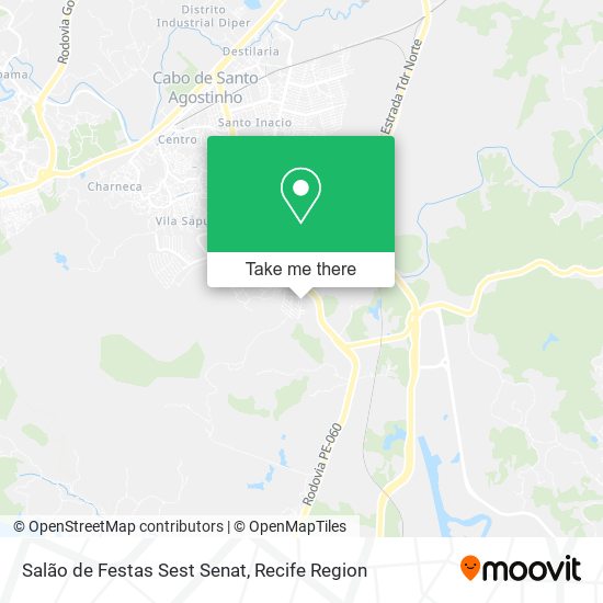 Salão de Festas Sest Senat map