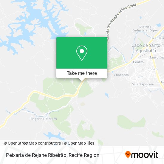 Peixaria de Rejane Ribeirão map