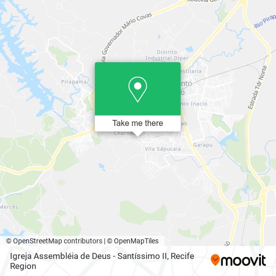 Igreja Assembléia de Deus - Santíssimo II map