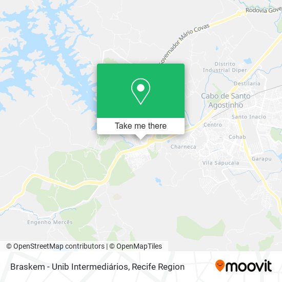 Braskem - Unib Intermediários map