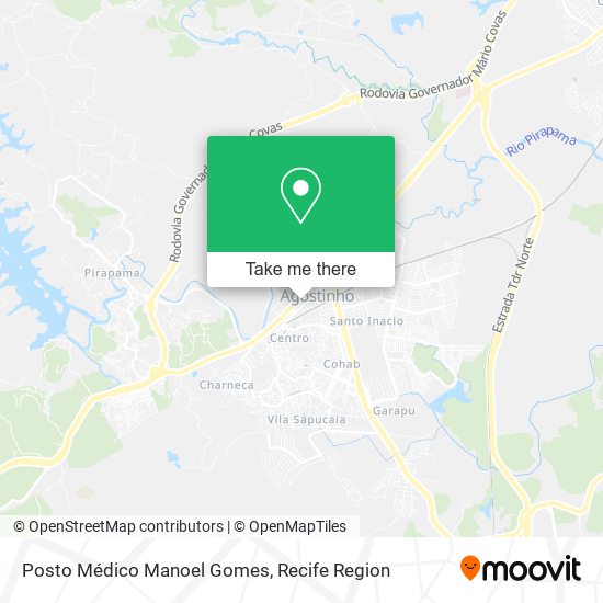 Posto Médico Manoel Gomes map