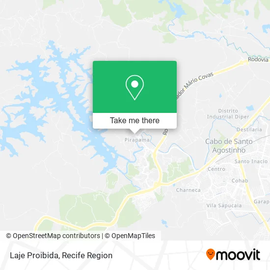 Laje Proibida map
