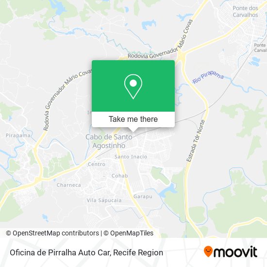 Oficina de Pirralha Auto Car map