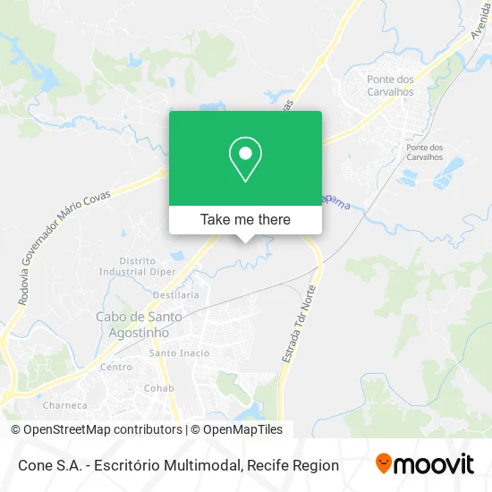Cone S.A. - Escritório Multimodal map