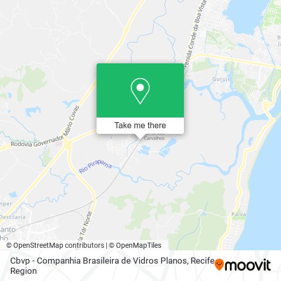 Cbvp - Companhia Brasileira de Vidros Planos map