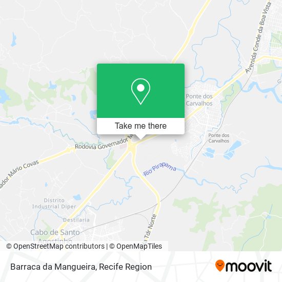 Barraca da Mangueira map