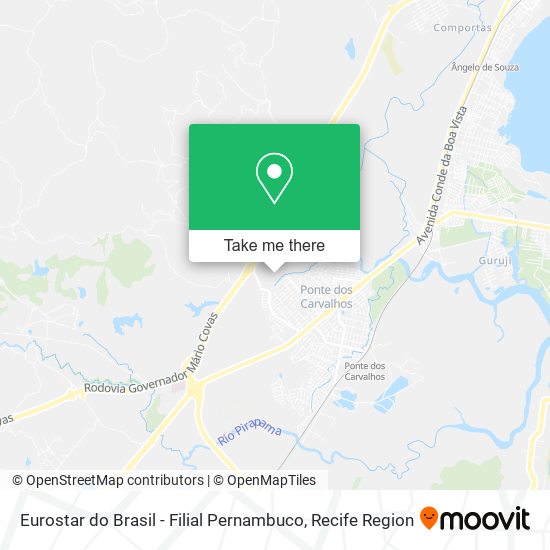 Eurostar do Brasil - Filial Pernambuco map