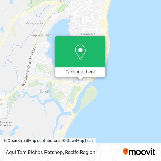 Aqui Tem Bichos Petshop map