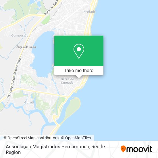 Associação Magistrados Pernambuco map