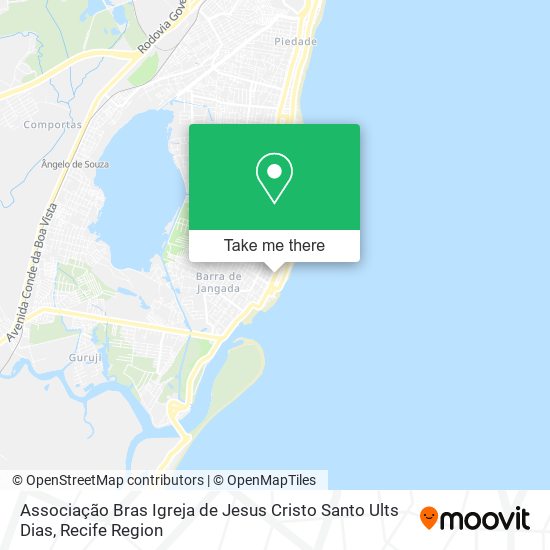 Associação Bras Igreja de Jesus Cristo Santo Ults Dias map