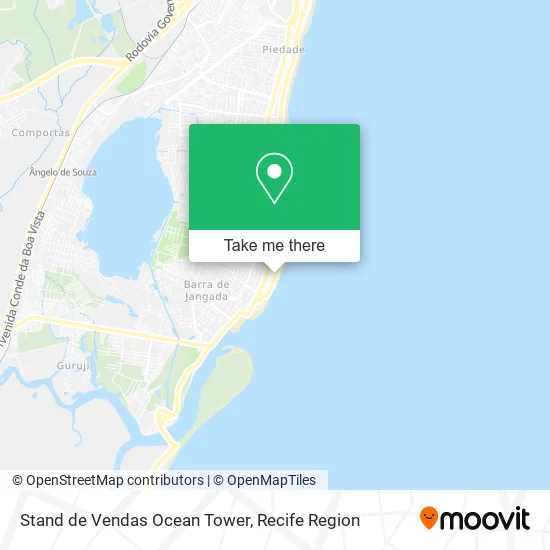 Stand de Vendas Ocean Tower map
