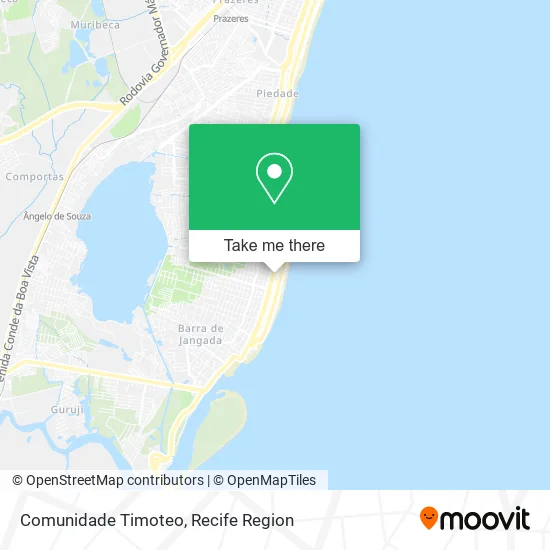 Comunidade Timoteo map