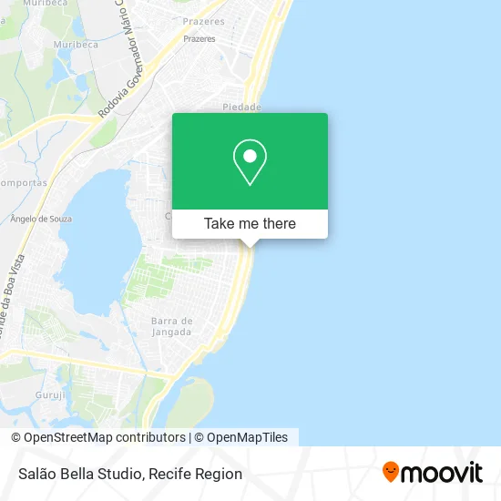 Salão Bella Studio map