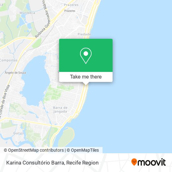 Karina Consultório Barra map