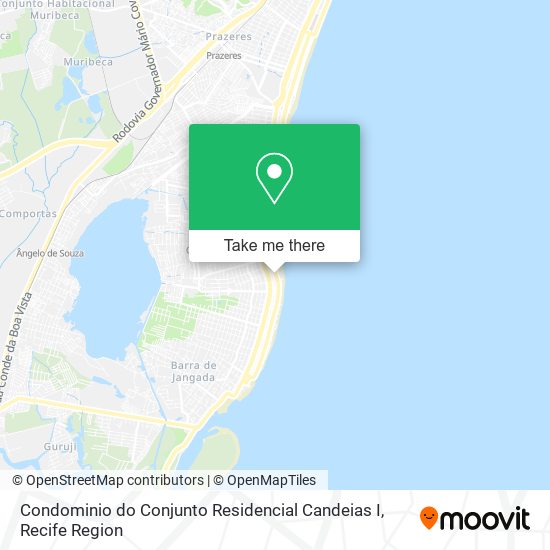 Condominio do Conjunto Residencial Candeias I map