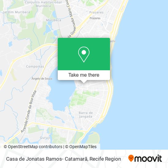 Casa de Jonatas Ramos- Catamarã map