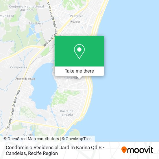 Condominio Residencial Jardim Karina Qd B - Candeias map