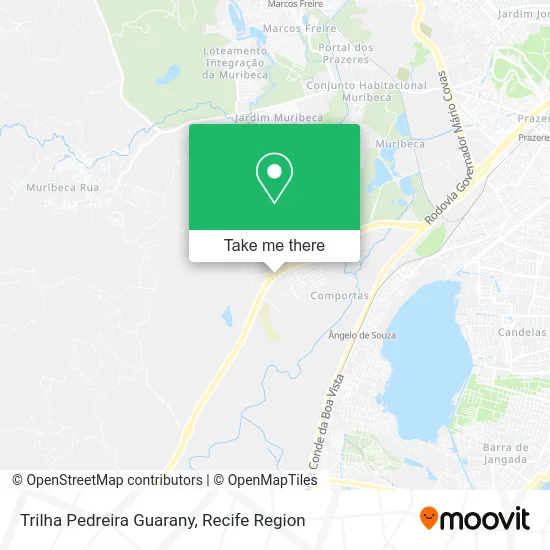 Trilha Pedreira Guarany map