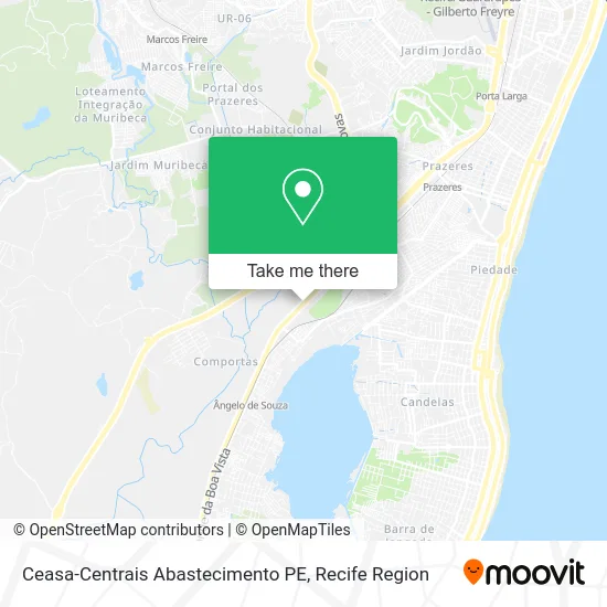 Ceasa-Centrais Abastecimento PE map