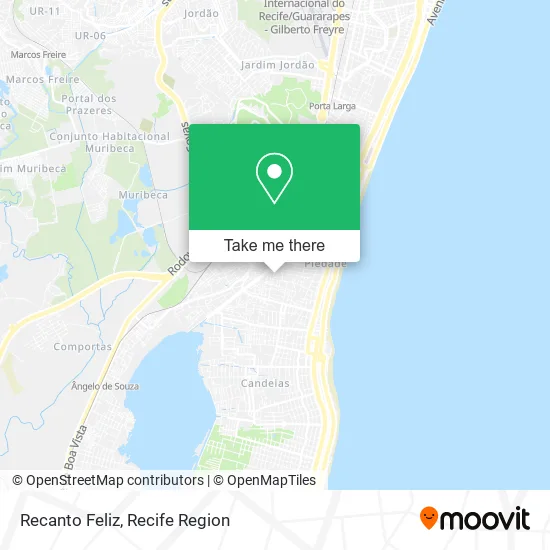 Recanto Feliz map
