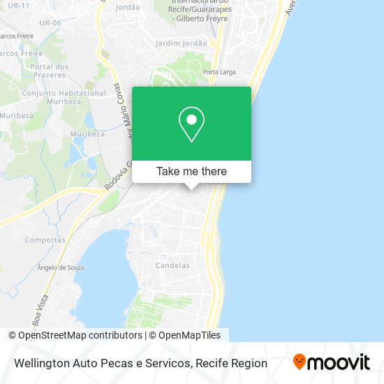 Wellington Auto Pecas e Servicos map
