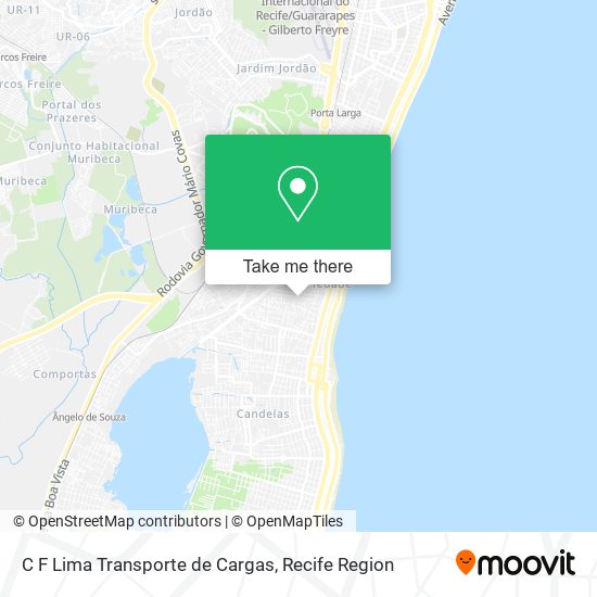 C F Lima Transporte de Cargas map