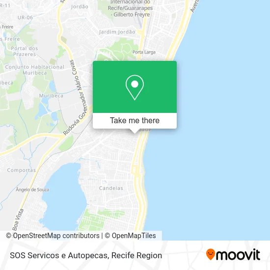 SOS Servicos e Autopecas map