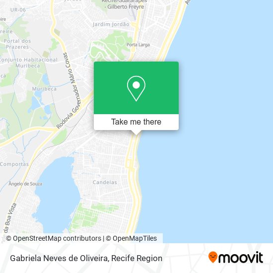 Gabriela Neves de Oliveira map