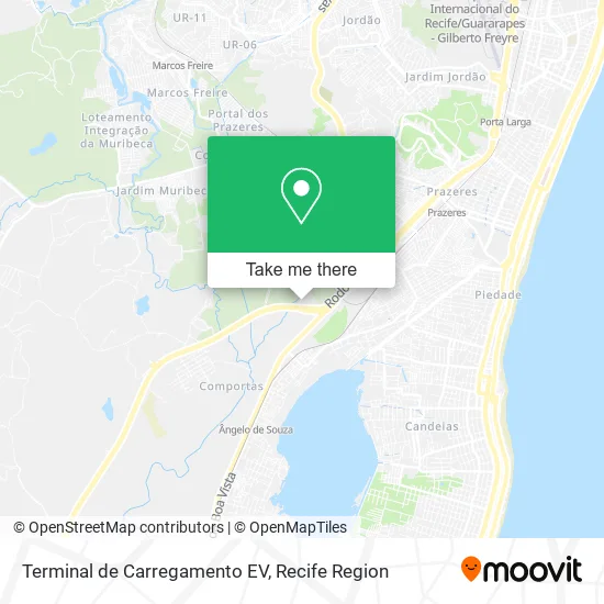 Terminal de Carregamento EV map