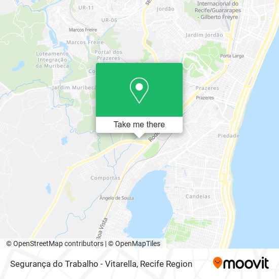 Segurança do Trabalho - Vitarella map